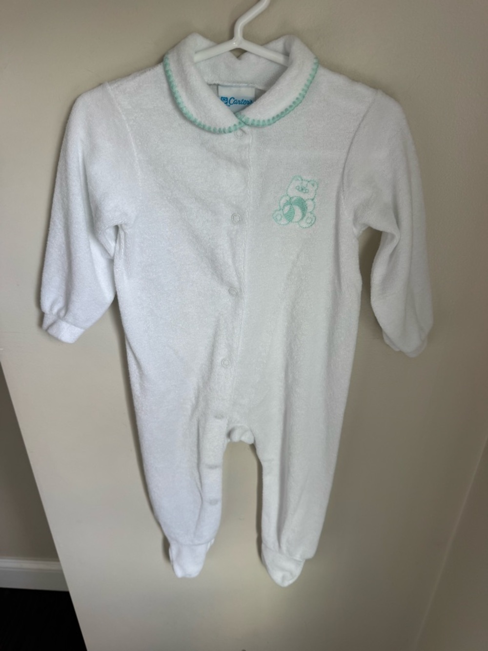 Vintage Carters Unisex Footie Size 18 Months